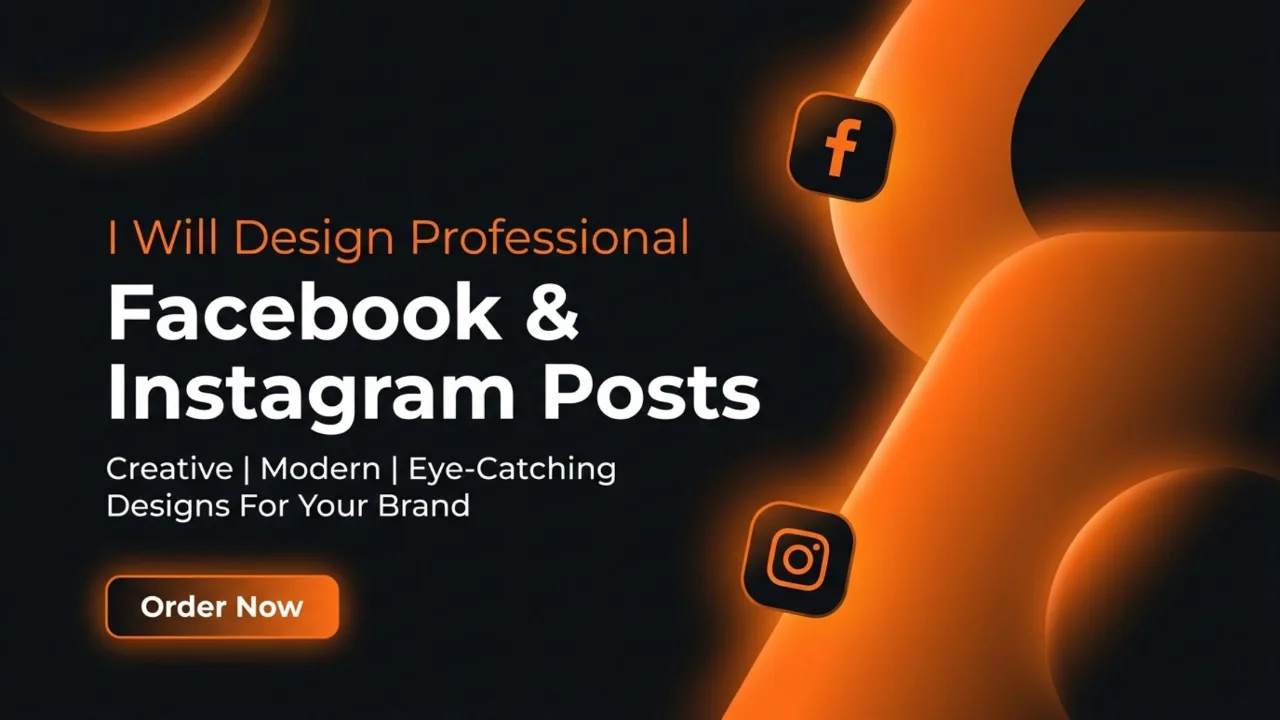 I Will Design Professional Facebook and Instagram Posts